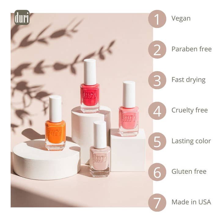 Duri Cosmetics - Wholesale Nail Polish - 30 Pearl Pink, Shimmer Light Pink Nail Polish
