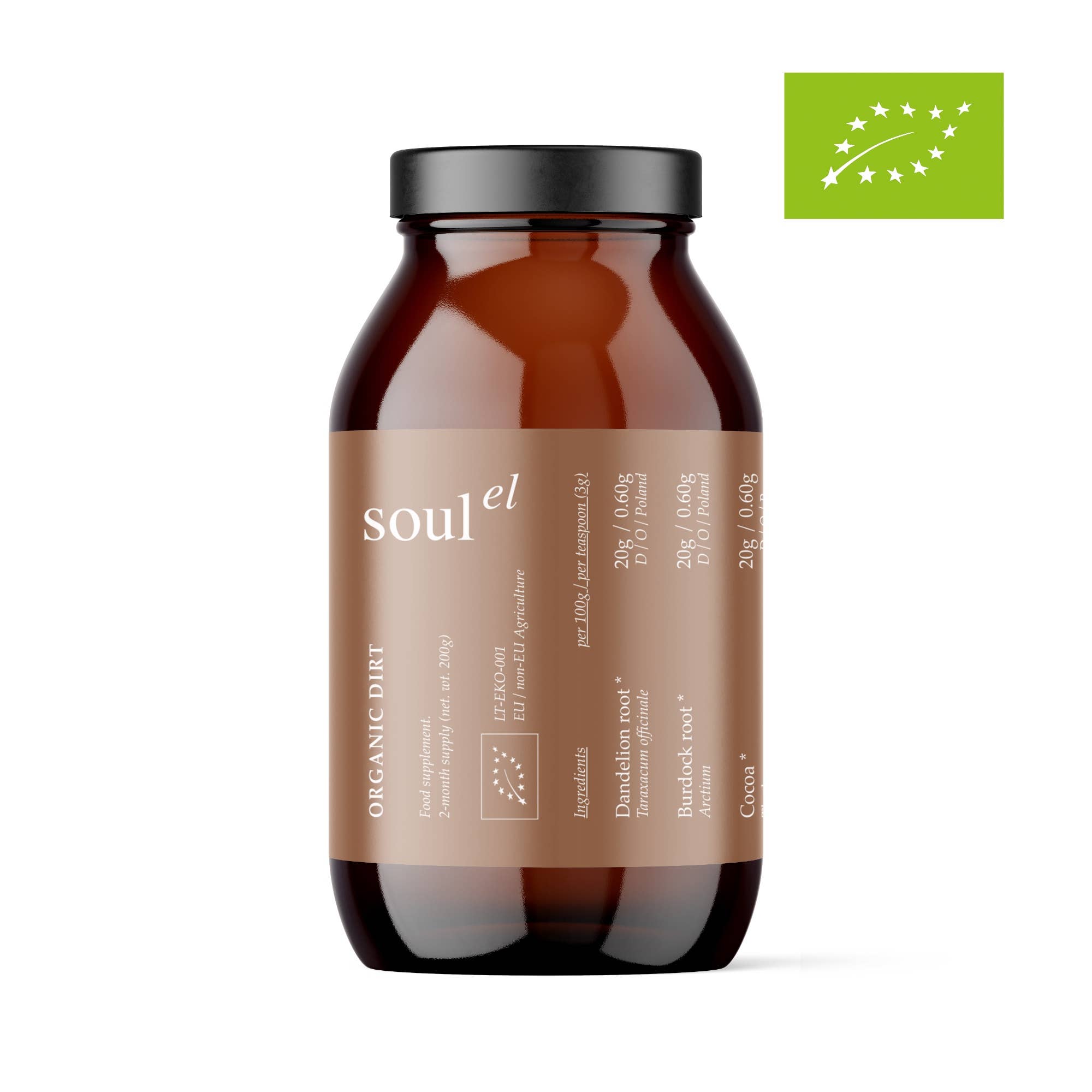 SOULEL - Wholesale Oral Supplement/Vitamin - Organic Dirt - Botanical Coffee Alternative for Focus