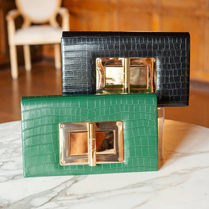 Lisi Lerch - Wholesale Clutch Bag - Women's - Lillian Croc Clutch - WS5