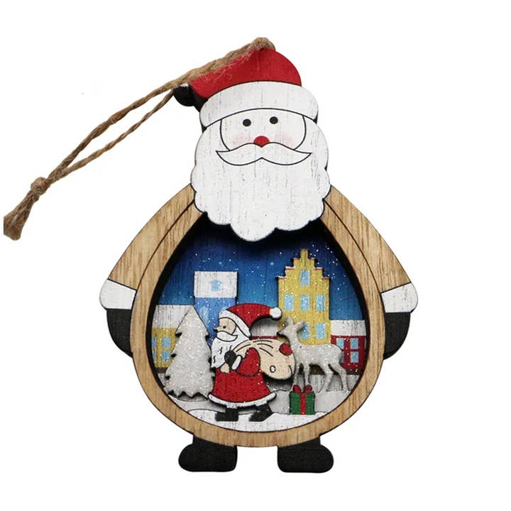 Keeraft - Wholesale Ornament Set - Handmade Multi-Layer Wood Crafts for Home Decore5