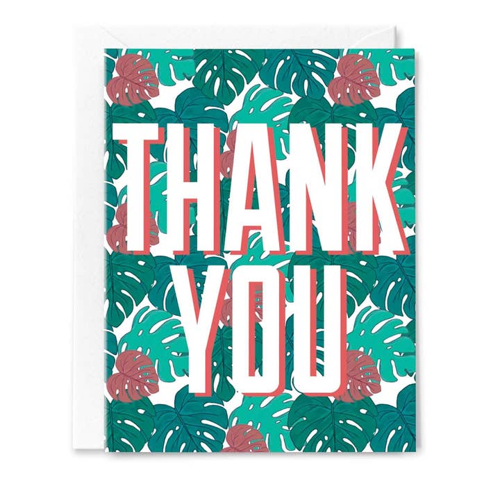 Cartão de agradecimento "Obrigado em Negrito", A2 - Leandra Thorne por atacado de Apricity Press