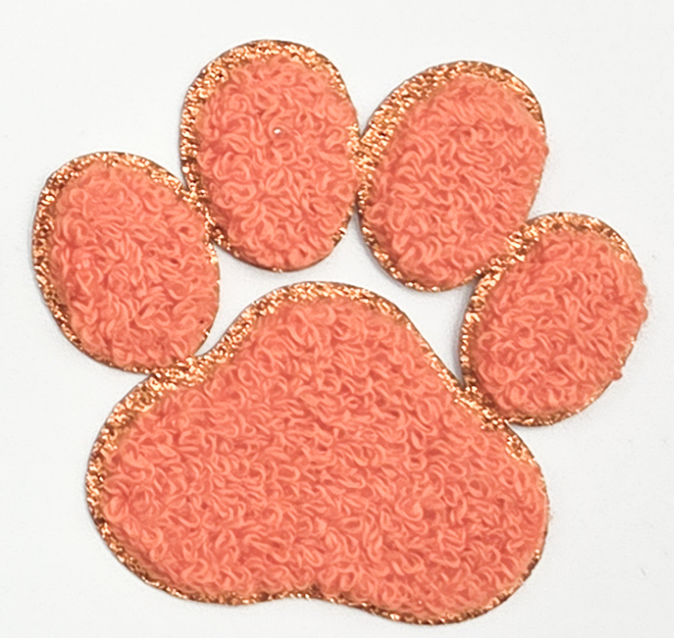 Trendy Transfers - Wholesale Patch - Chenille Paw Print HAT/POCKET Patch5