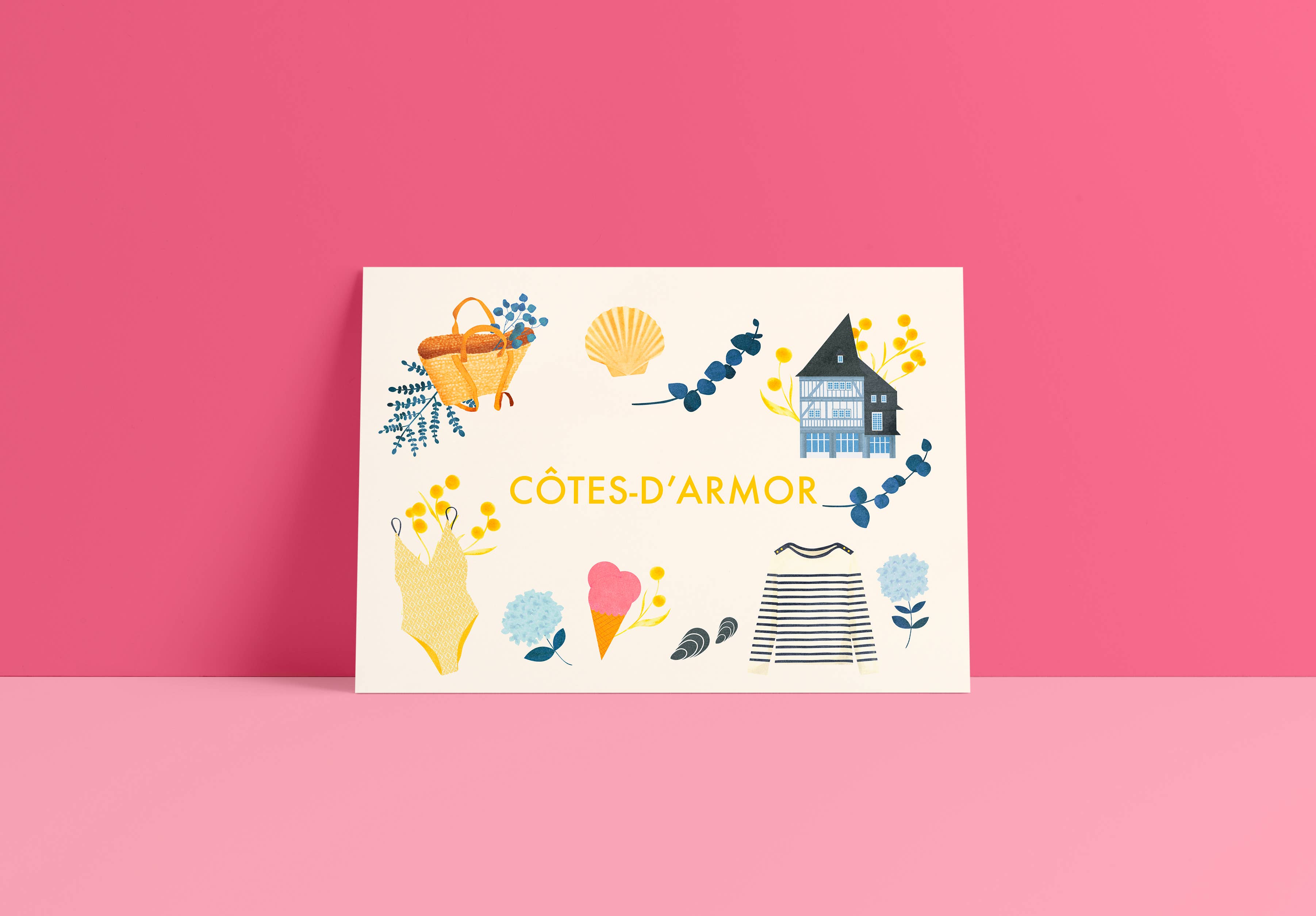 Rennes à coup de coeur - Wholesale Poster - A4 poster - Cotes-d'Armor