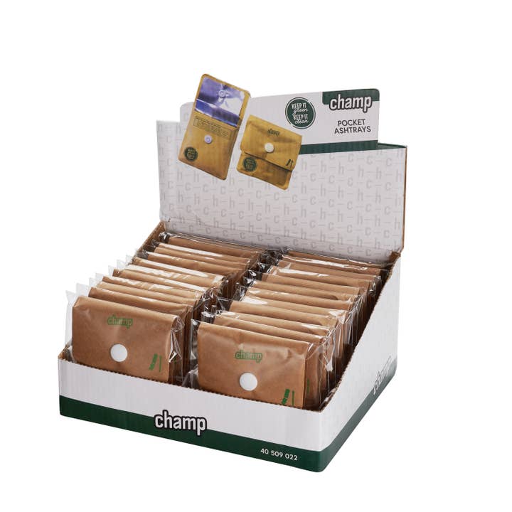 Taschenaschenbecher Kraft - CHAMP für den Großhandel von Champ by Polyflame