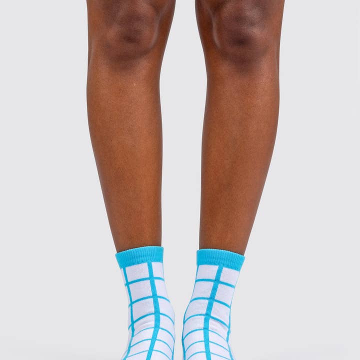 Chaussettes à carreaux Calypso pour la vente par Mokuyobi