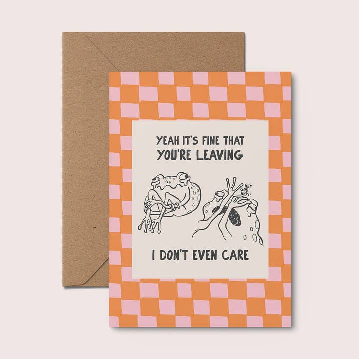 You're Leaving New Job Card for wholesale by Moonshine Prints