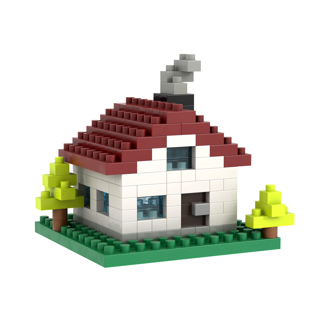 Brixies - Wholesale Build-a-Toy - Kids - BRIXIES Postcard House1