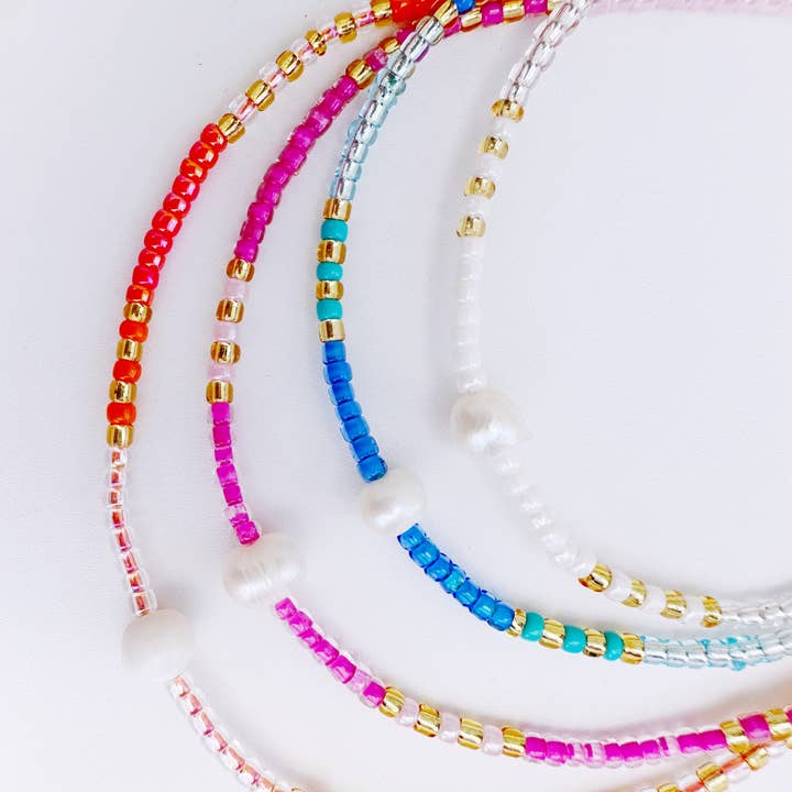 Pip & Co. - Wholesale Beaded bracelet - Sugar Strand - Seed Bead and Pearl String Bracelet6