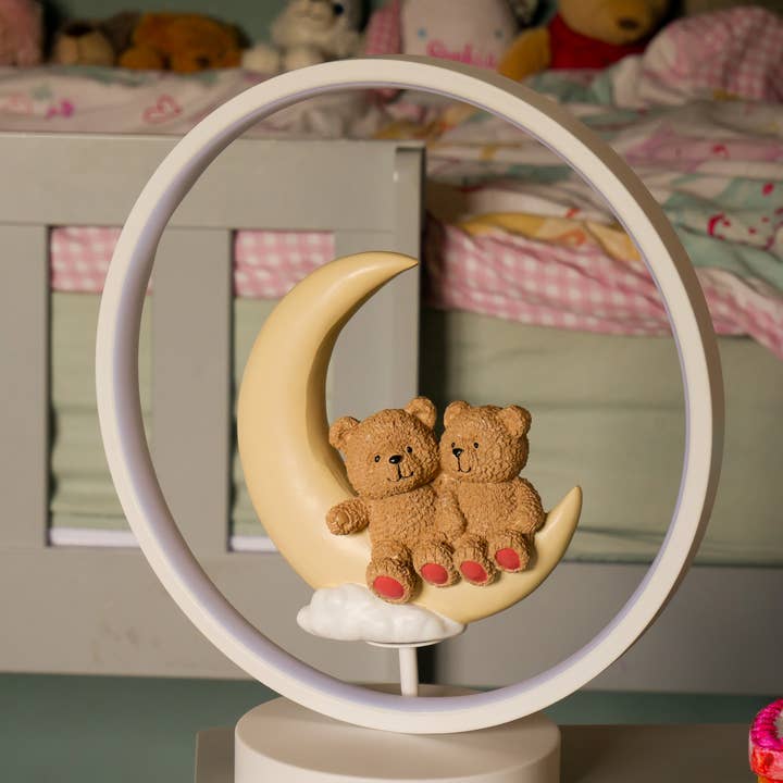 Steepletone UK Ltd - Vente Veilleuse - Enfant et bébé - Teddy Lights - Lampes de chevet ours en peluche avec lumière douce2