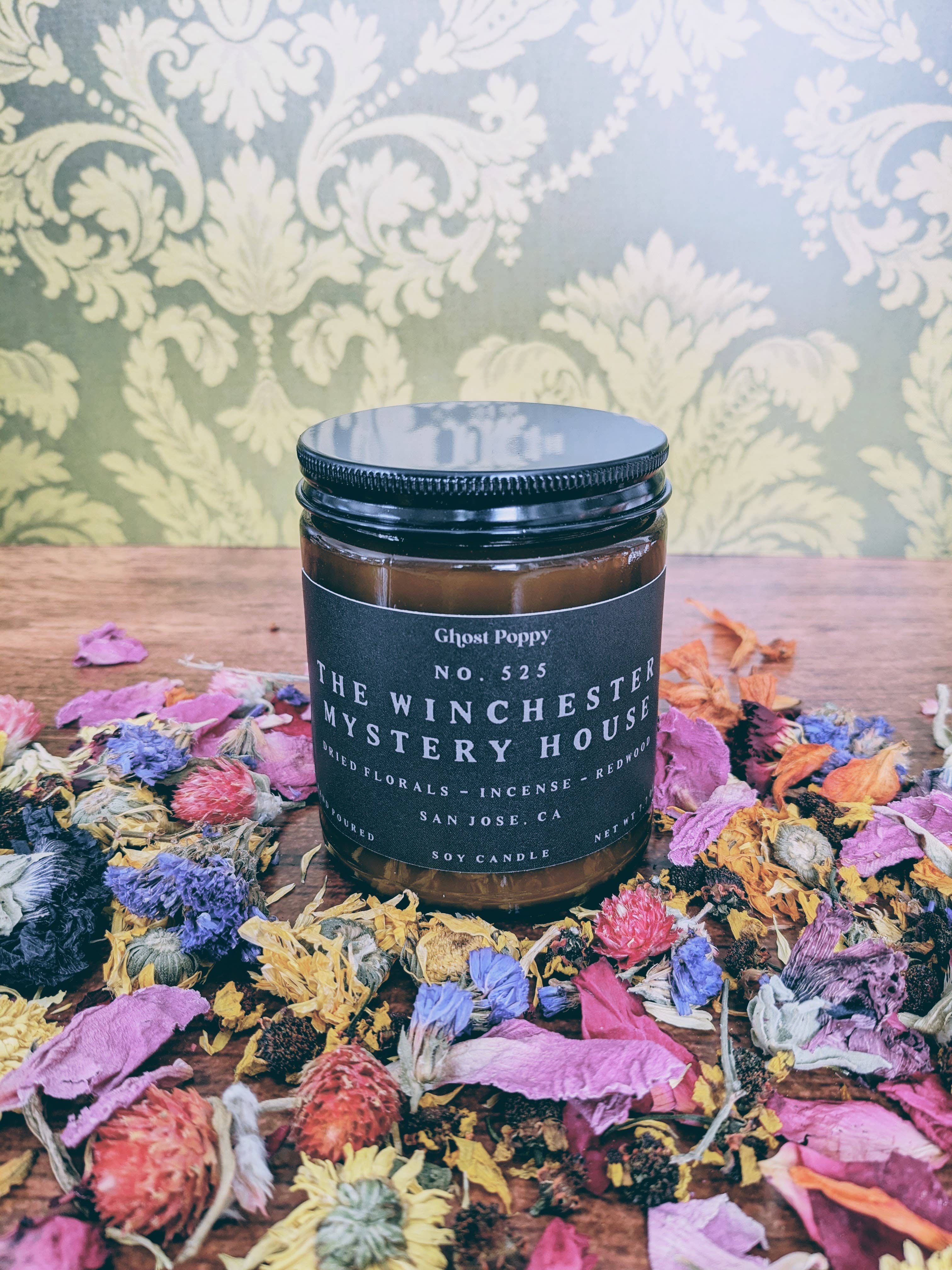 Ghost Poppy - Wholesale Jar/Filled Candle - The Winchester Mystery House Candle4