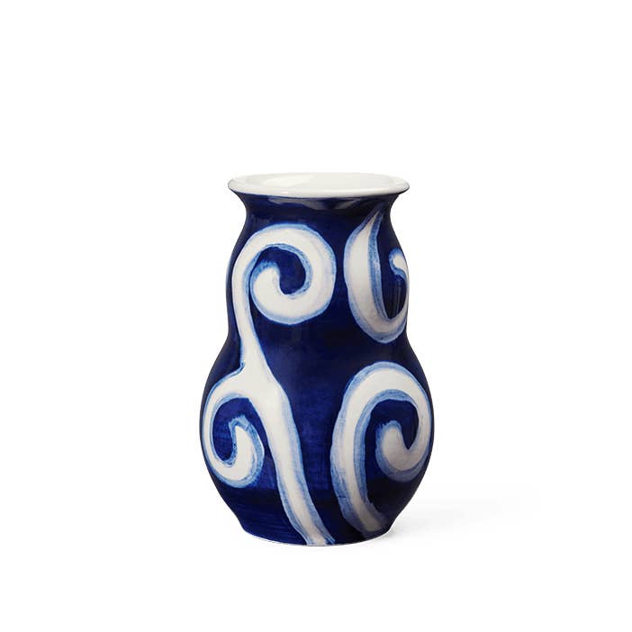 Danish Design Collective - Wholesale Vase - Kähler - Tulle - 5.1" Hand-Painted Earthenware Ceramic Vase