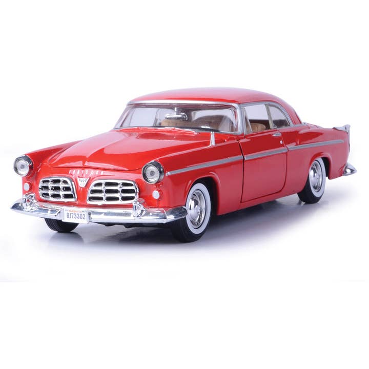 1955 Chrysler C300 - Red 1:24 Scale Diecast Model for wholesale by Historic Sales
