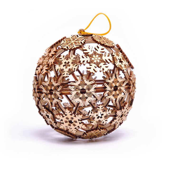 WoodTrick - Vendita all'ingrosso Kit per lavoretti fai da te - WoodTrick palla di Natale in legno modello meccanico 3D da assemblare2