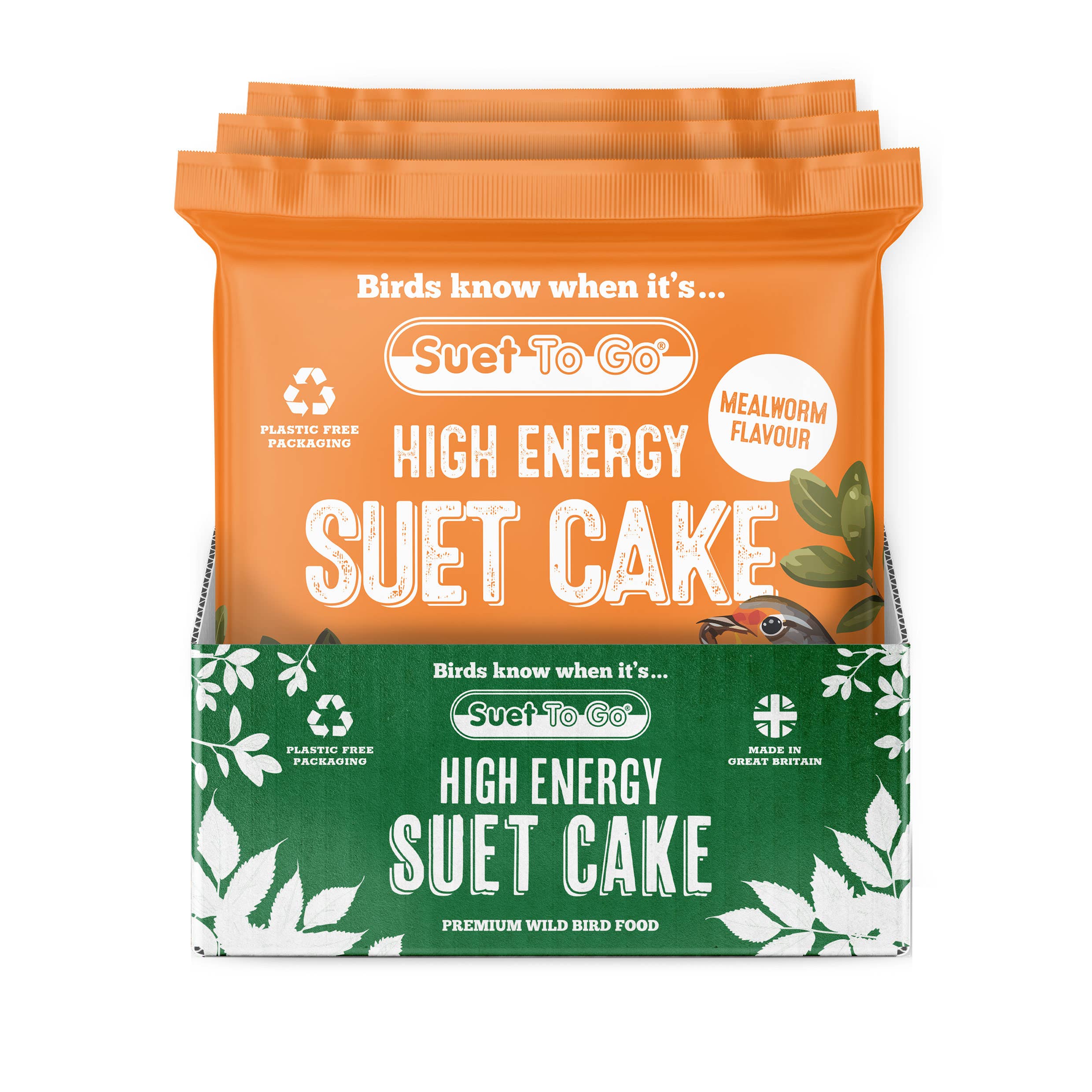 Natures Grub – wholesale Pet food – Not cat/dog – Suet To Go Suet Cake SRP 10pk - Mealworm | Wild Bird Food0