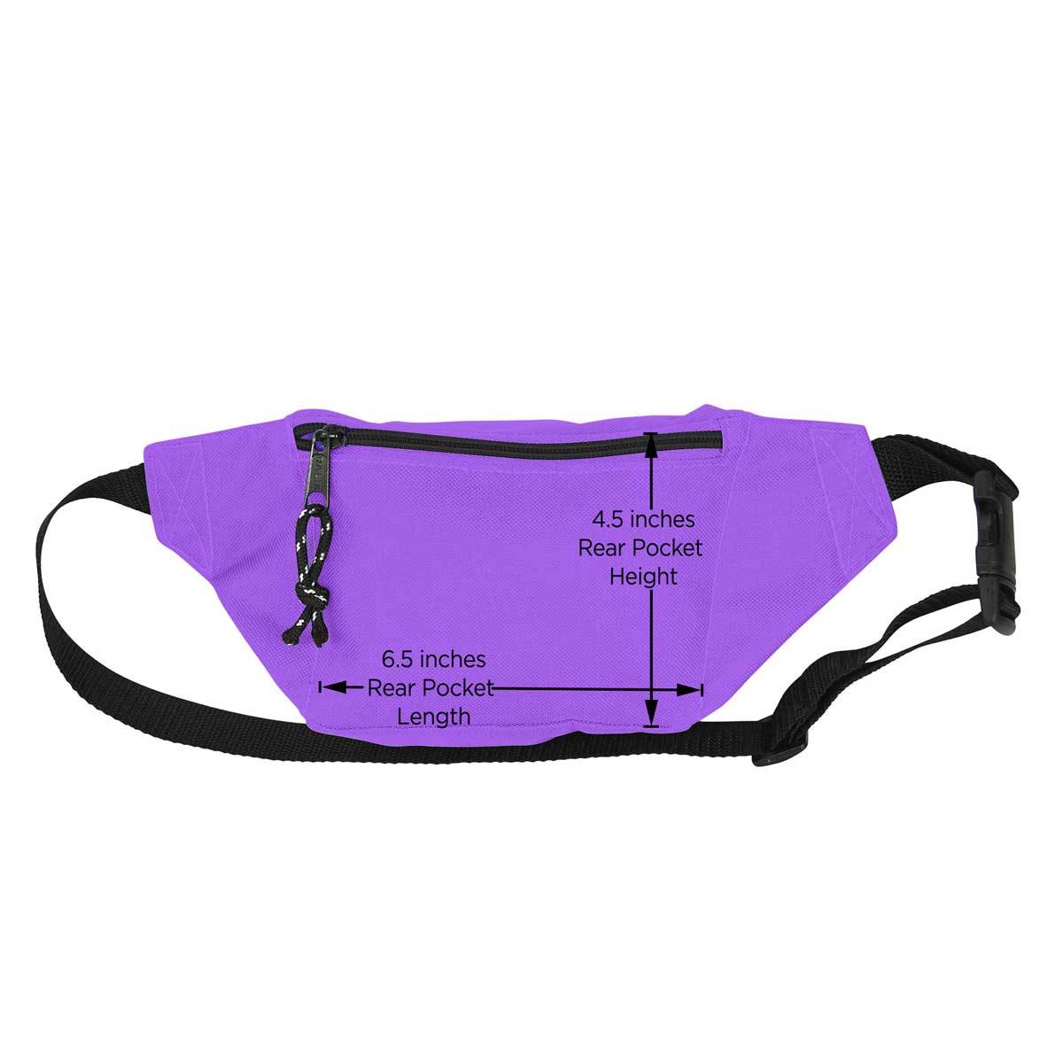 Dalix - Wholesale Belt Bag - Unisex - Dalix Round Fanny Pack w/ 3 Pockets49