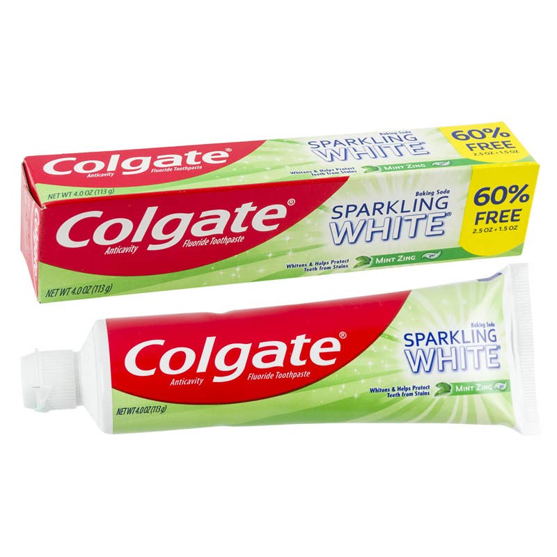 Deluxe Import Trading - Wholesale Toothpaste - Colgate Sparkling Toothpaste- 4oz0