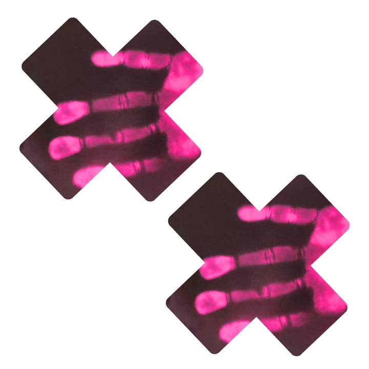 Neon Pinky Tink Temperature Reactive X Factor Nipple Cover Pasties for engroshandel hos Neva Nude
