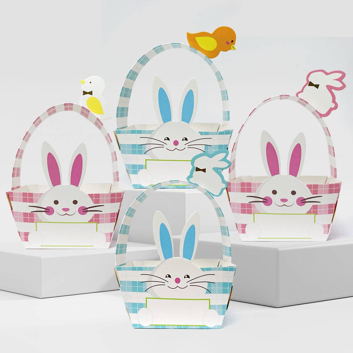 Wrapables.com - Wholesale Party Favor Bag/Box - Wrapables Easter Gift Baskets with Handle, Treat Boxes7
