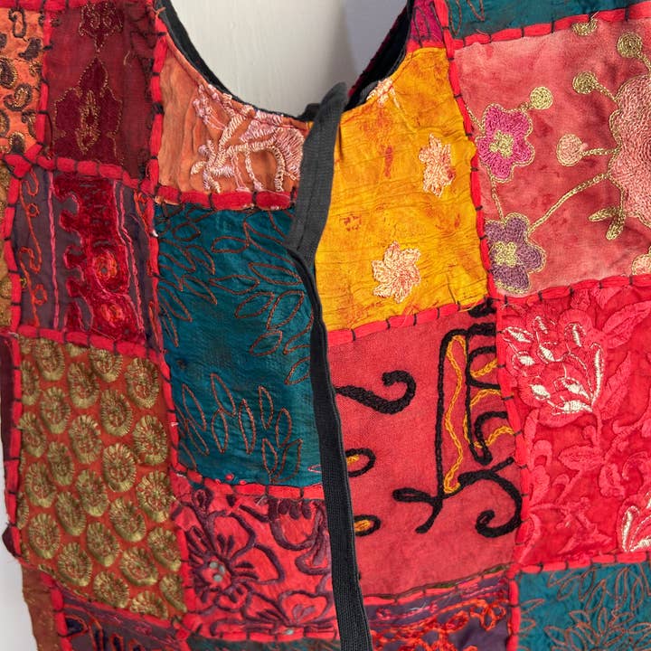 Meghcraft - Vendita all'ingrosso Borsa tote - Donna - Borsa Jhola Patchwork Vintage Indiano - Borsa a Tracolla Borsa Boho25
