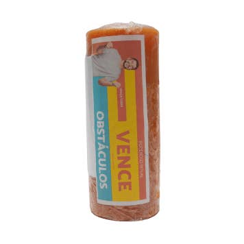 Bougie rituelle Hervas Guaruja Surmonte les obstacles 17x7cm pour la vente par EMTUACASA