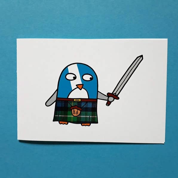 Braveheart Card for wholesale by Penguin Parade