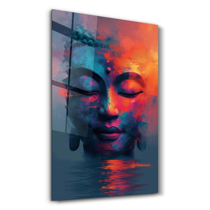 Estilo de Pintura al Óleo de Buda | Colección de Diseñadores Arte en Vidrio para Pared para venta al por mayor de Artdesigna KG