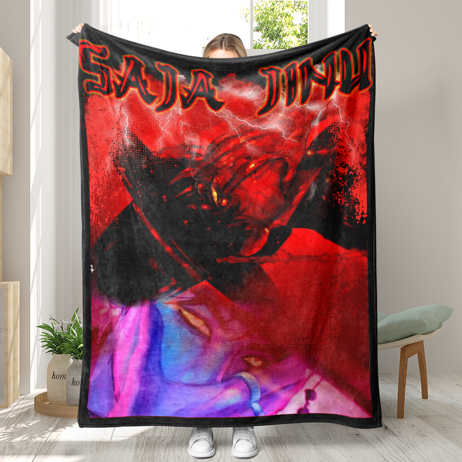 Little Trendy - Vente Plaids - Couverture inspirée par le K-pop KDH en flanelle douce0