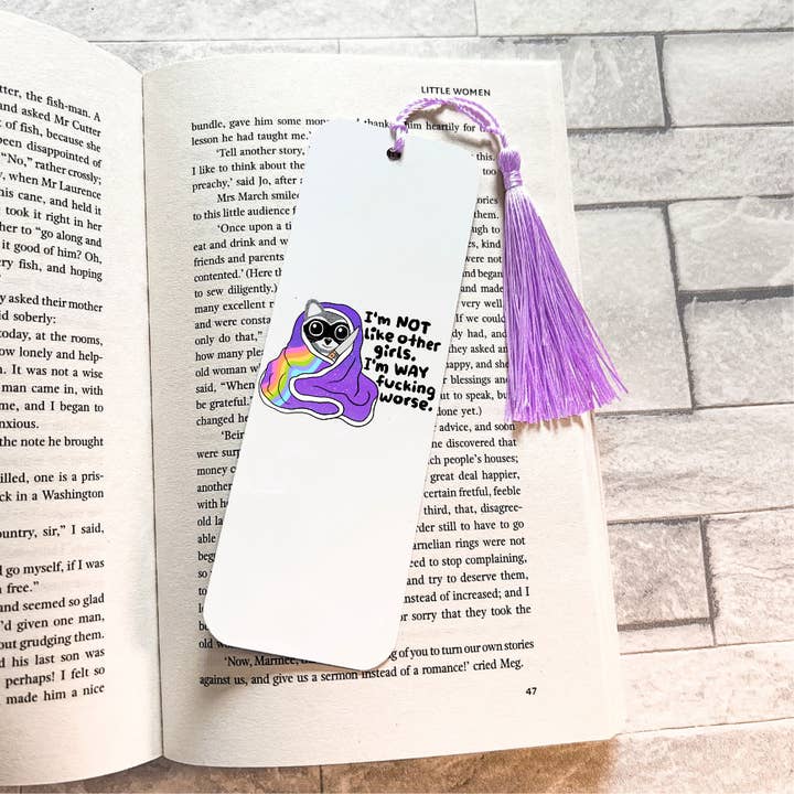Funny handmade bookmark, cute bookmark, sarcastic bookmark for wholesale by Colourful CeCe