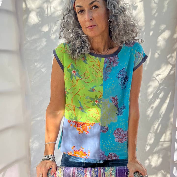 Moet Top Sumi Blue for wholesale by Little Journeys Chicago