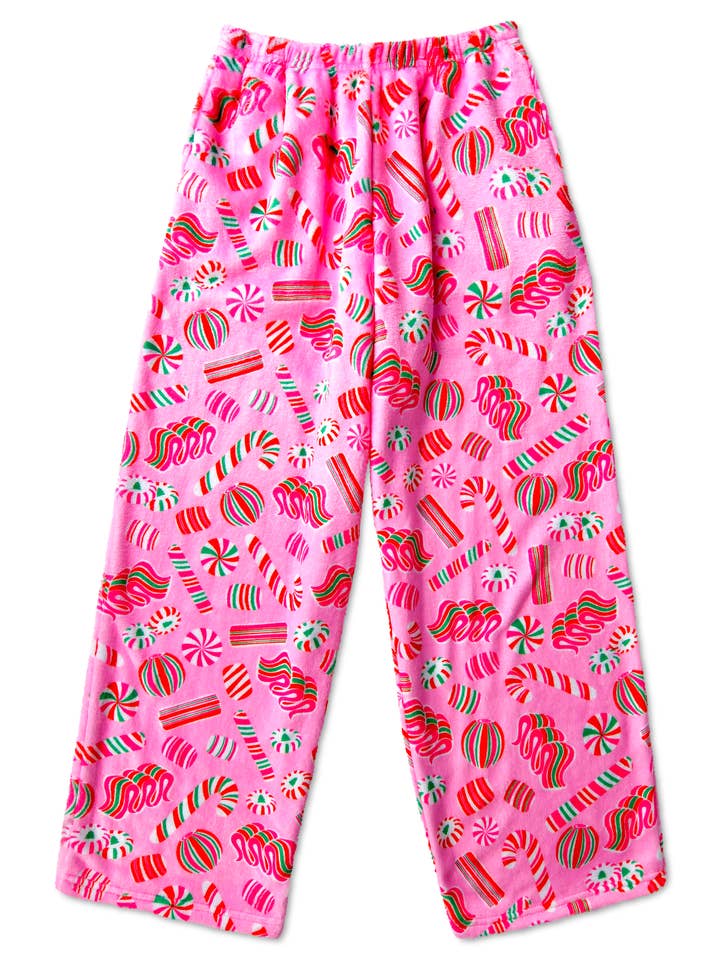 Iscream - Wholesale Pants - Women's - PRETTY PEPPERMINT PLUSH PANTS (ADULT SMALL 4-6)