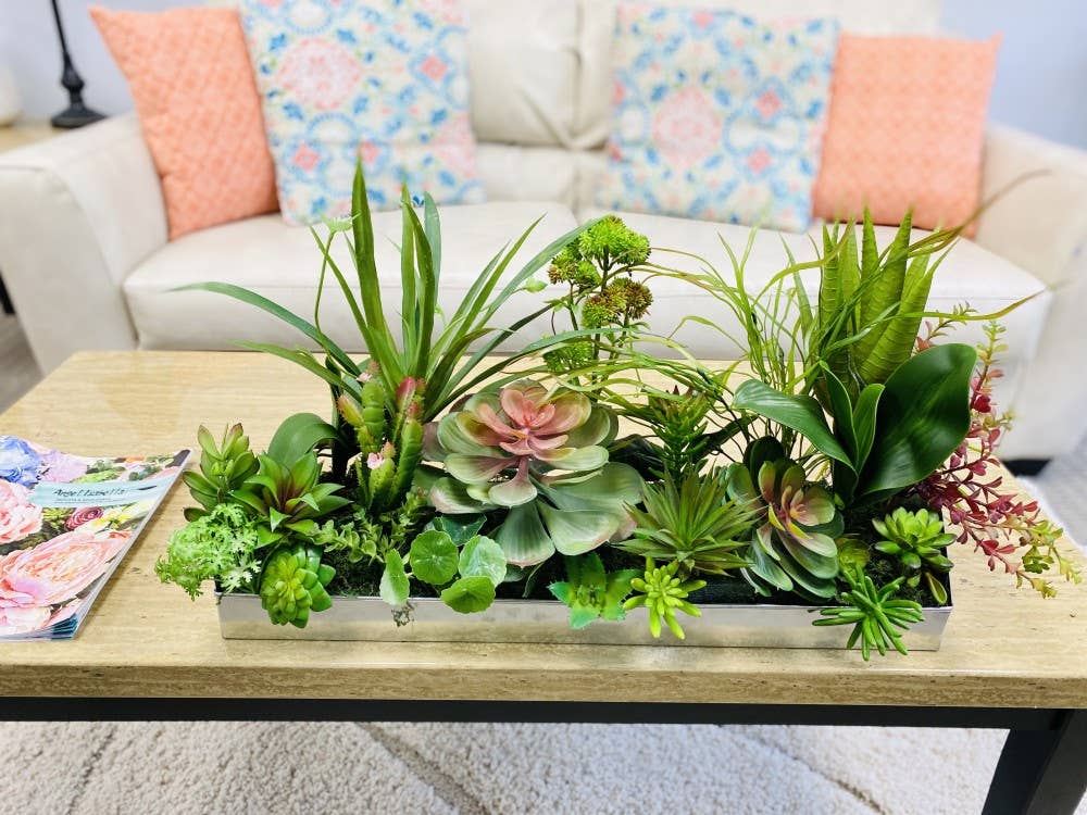 Angel Isabella – wholesale Artificial plant – 14" Artificial faux Aloe Vera Succulent Stem3