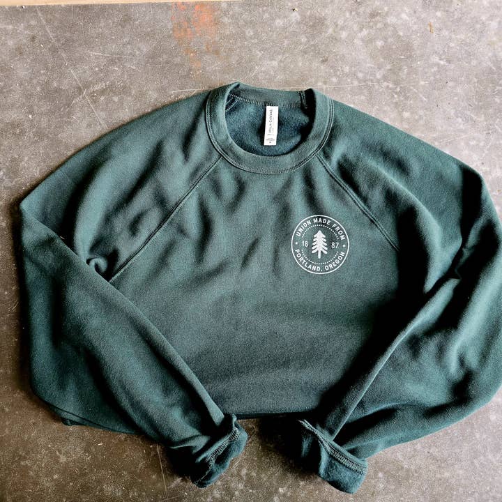 Local Supply Club – wholesale Graphic sweatshirt – Unisex – The Evergreen - Bella Canvas Crewneck Graphic Sweatshirt0