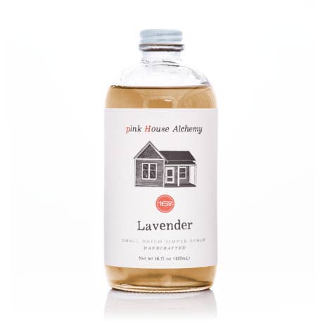 Lavender Simple Syrup for wholesale by Pink House Alchemy