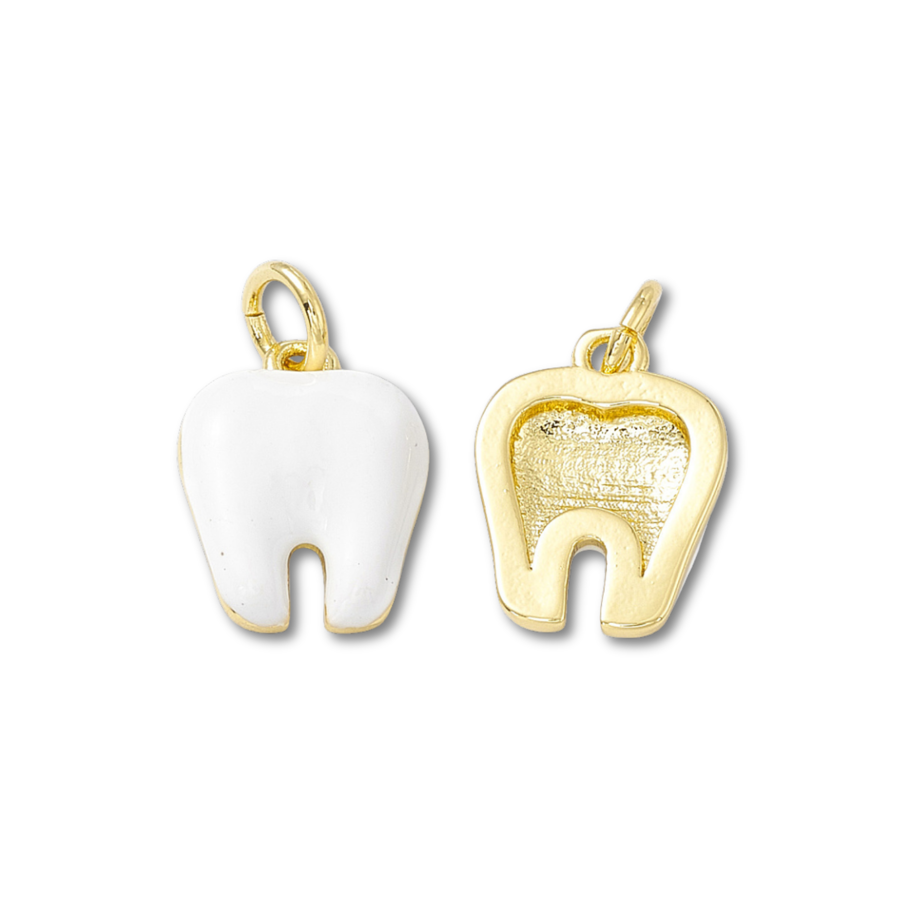 Love, Paige Designs - Wholesale Individual Charm/Pendant - Tooth Gold Charm1