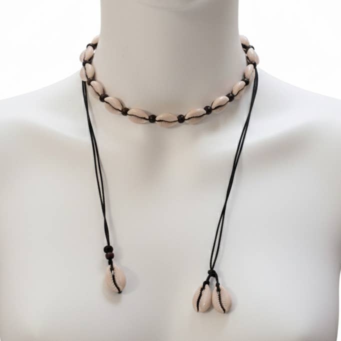 Cowry Chocker-CWCB-B1 for wholesale by FOREIGN BAZAAR