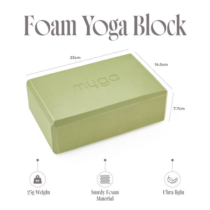 Myga - Wholesale Fitness Equipment - Foam Yoga Block - 6 Colours Available4