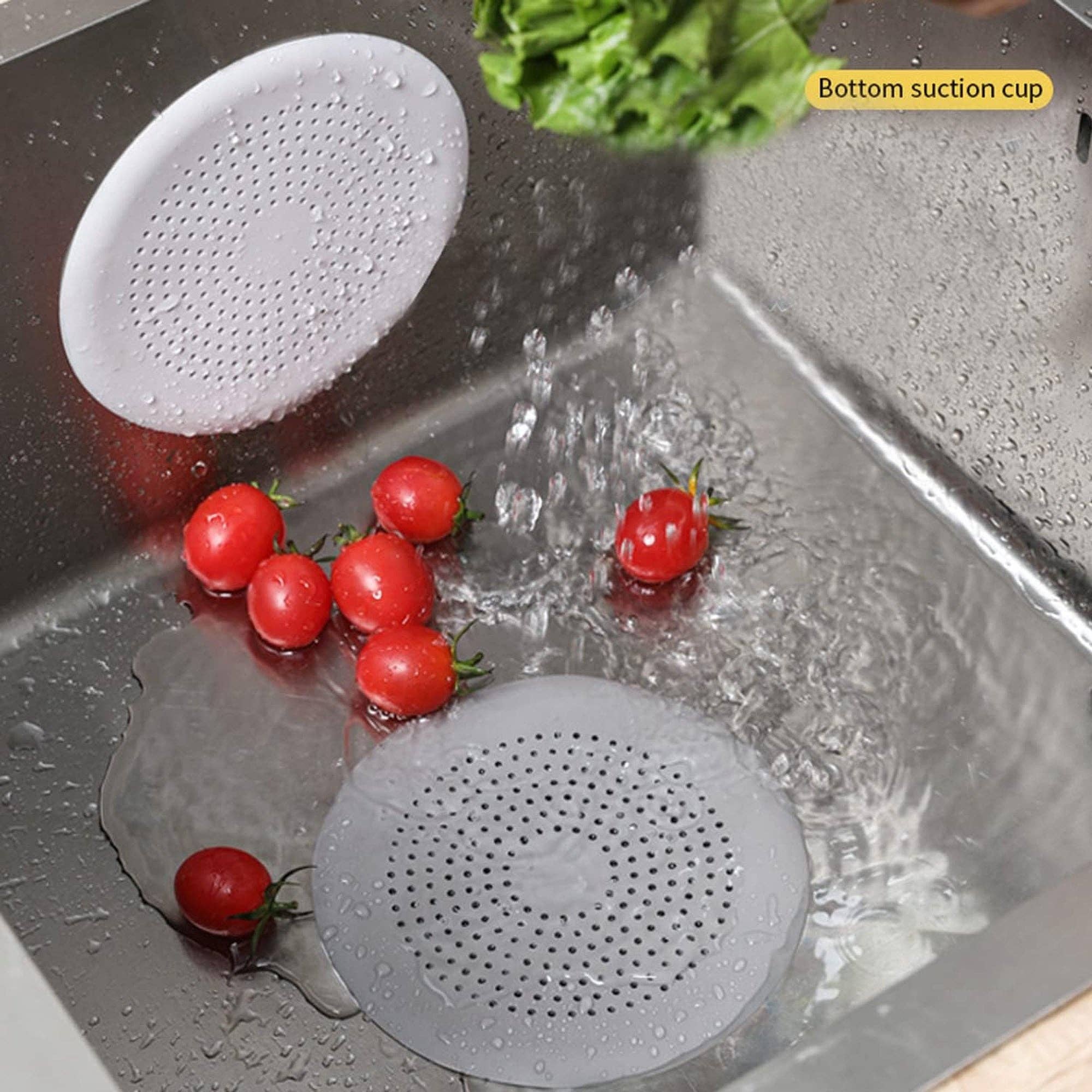 Vigor Path - Wholesale Sink Strainer/Stopper - Hair Catcher Round Silicone Hair Stopper with Suction Cup -3