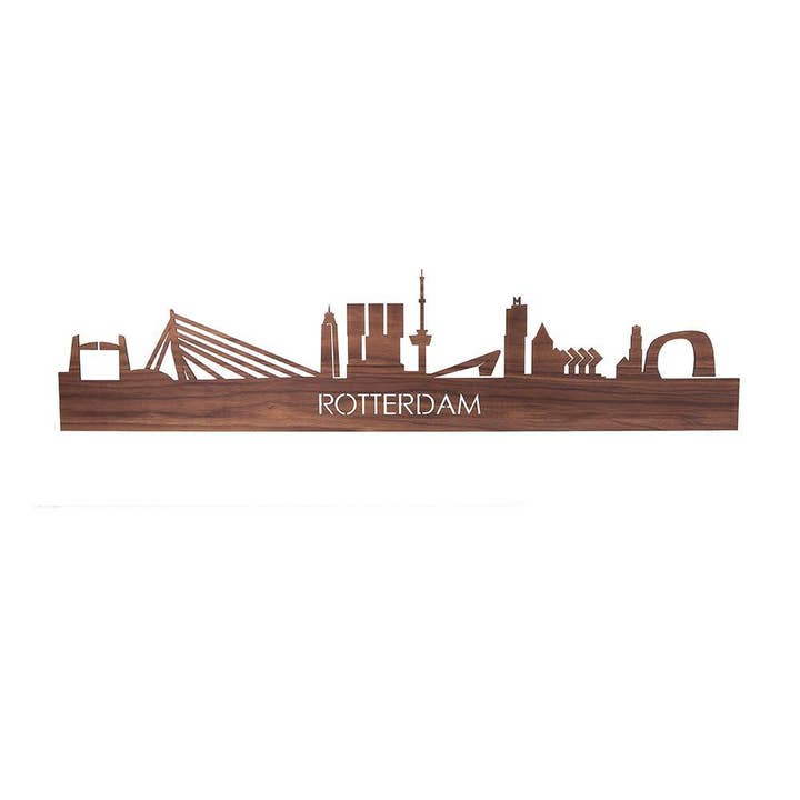 Skyline Rotterdam Nuts for wholesale by WoodWideCities