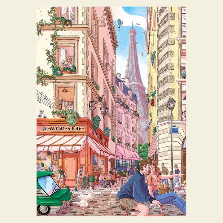 Paris - 1000 Piece Puzzle - Filippo Perelli for wholesale by Sto Puzzle