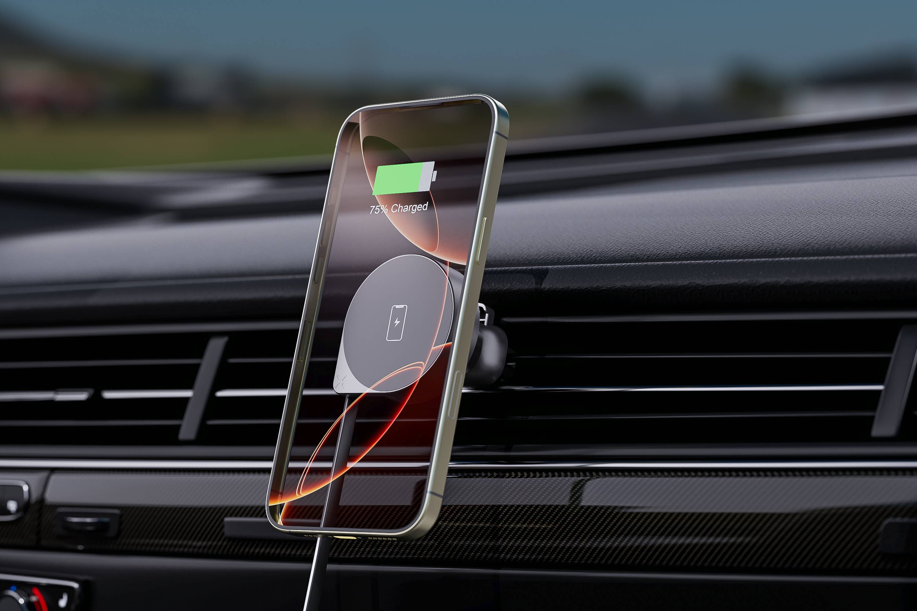 LAX Gadgets - Vente Chargeurs portables - Support de chargeur de voiture MagSafe 4-en-1 + câble USB-C rétractable10