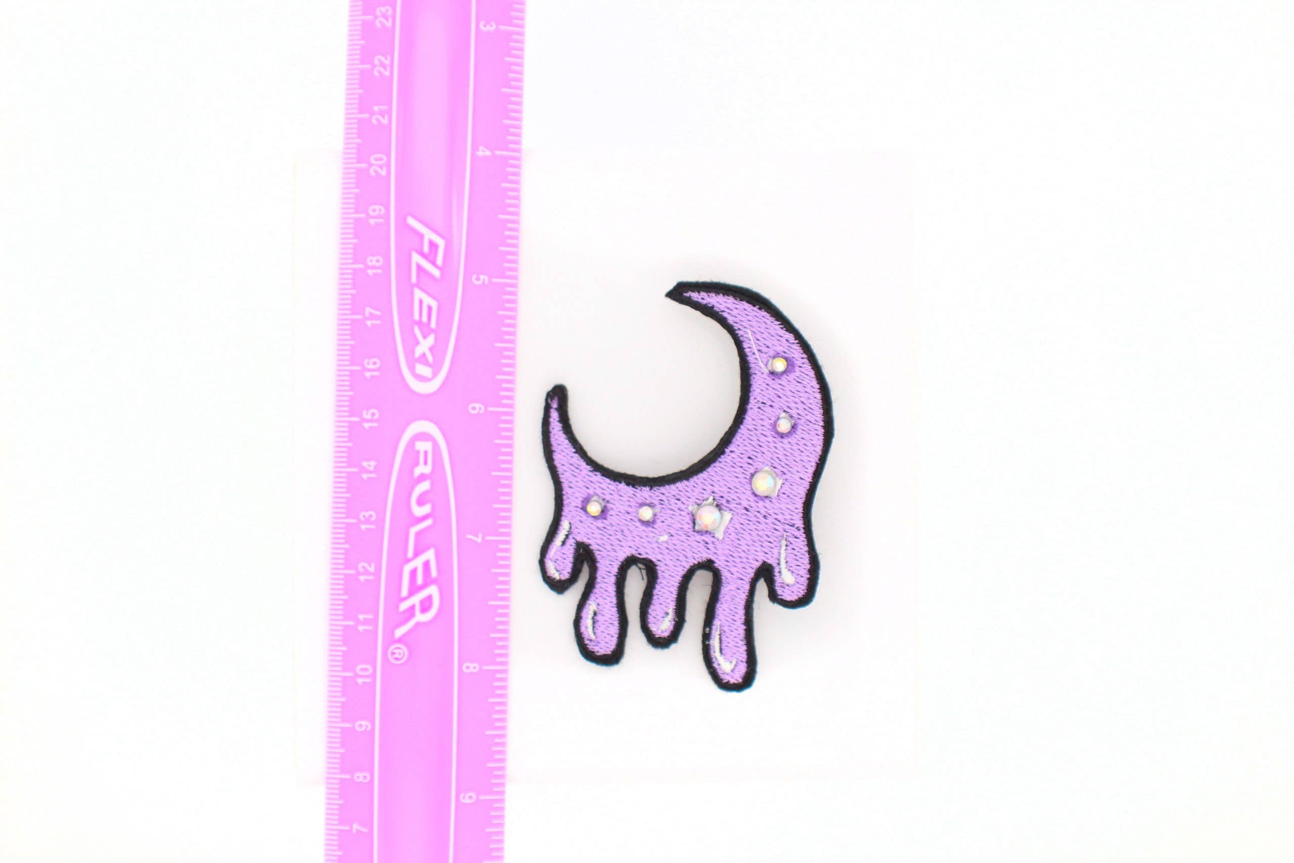 Kawaii Hair Candy - Wholesale Hair Clip - Women's - Pastel Goth Lolita Kawaii Dripping Moon Hair Clip2