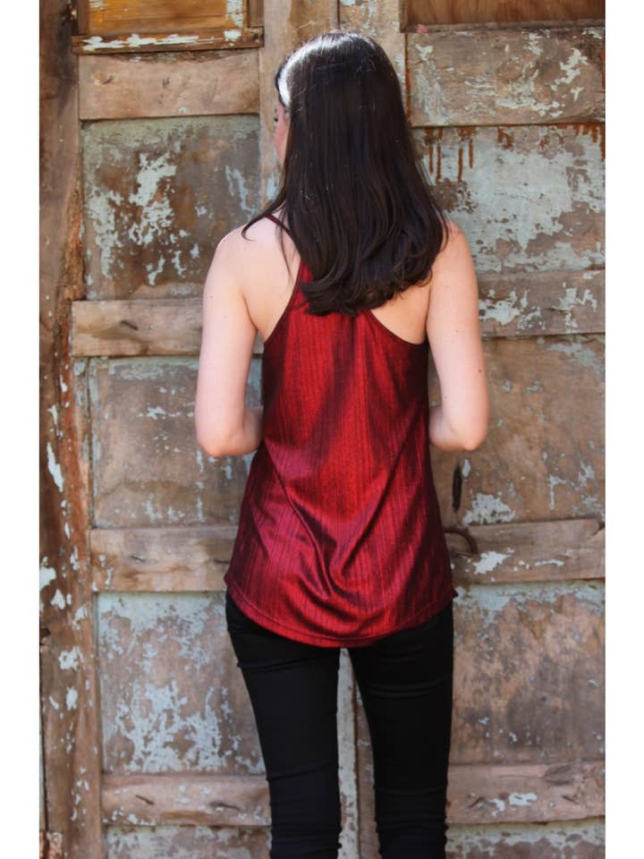 ANGIE – Tops – Mulher por atacado – X2543-METAL15