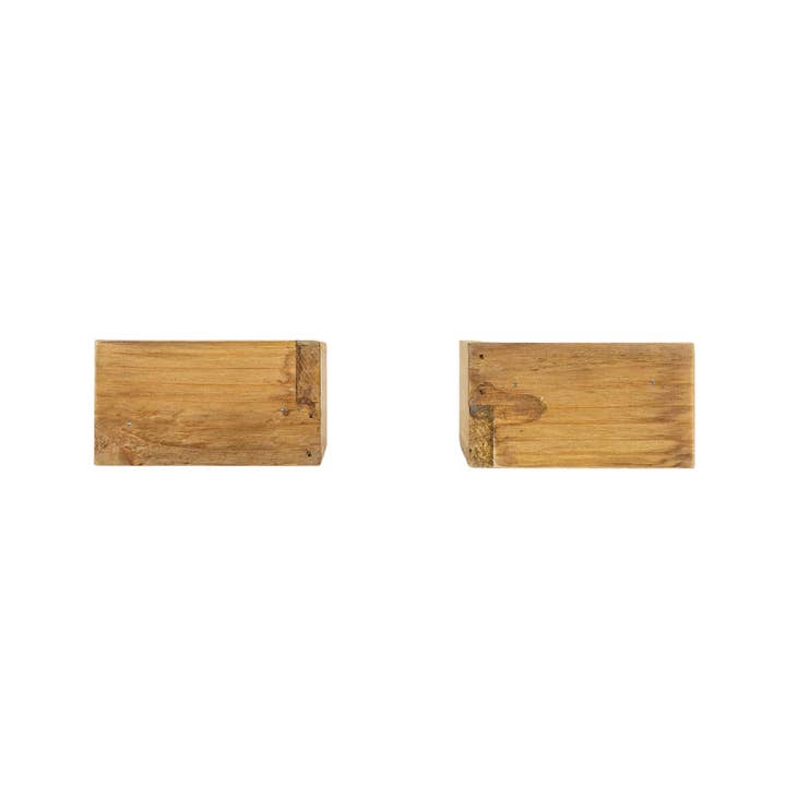 Foreside Home & Garden - Wholesale Bookend - Wren Set 2 Arched Cloud Bookends White Wood