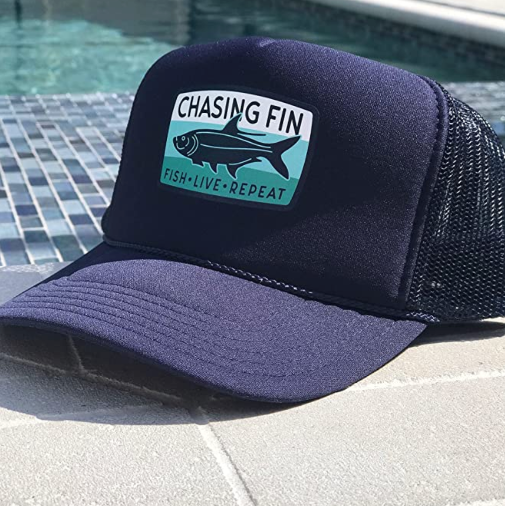 Chasing Fin - Wholesale Trucker Hat - Unisex - Salty Tarpon Foam Trucker Cap3