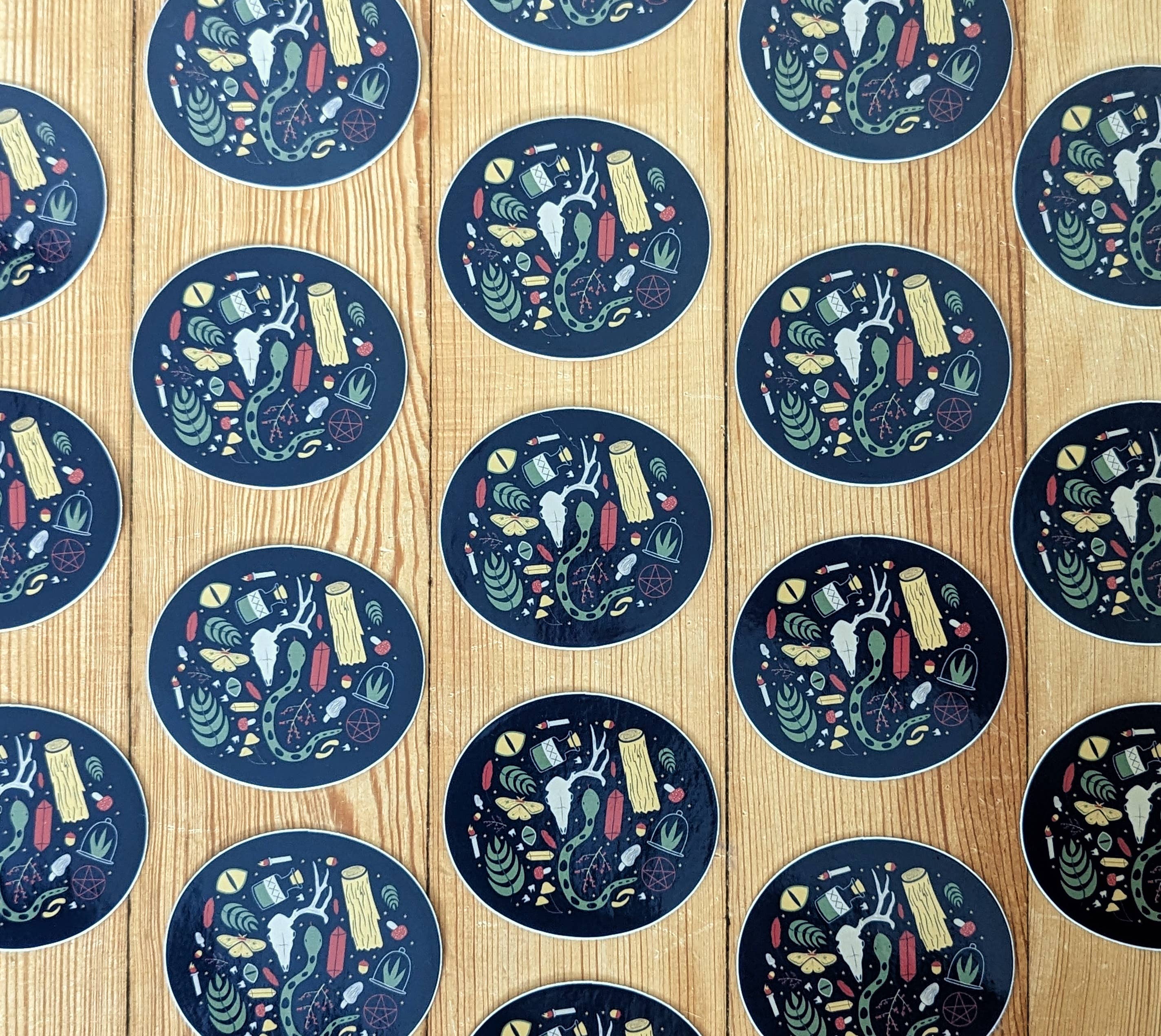 Sadsquatch - Wholesale Sticker - Witchy Stuff - Spooky Witchcraft Occult Vinyl Sticker1