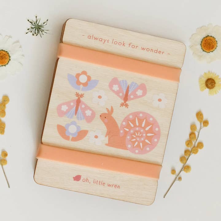 Little Nature Press - Mini Wooden Flower Press - Squirrel for wholesale by oh, little wren