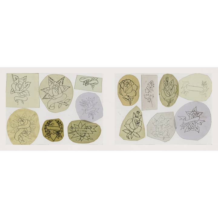 Schiffer Publishing - Wholesale Book - Adult - Classic Tattoo Stencils: Designs in Acetate