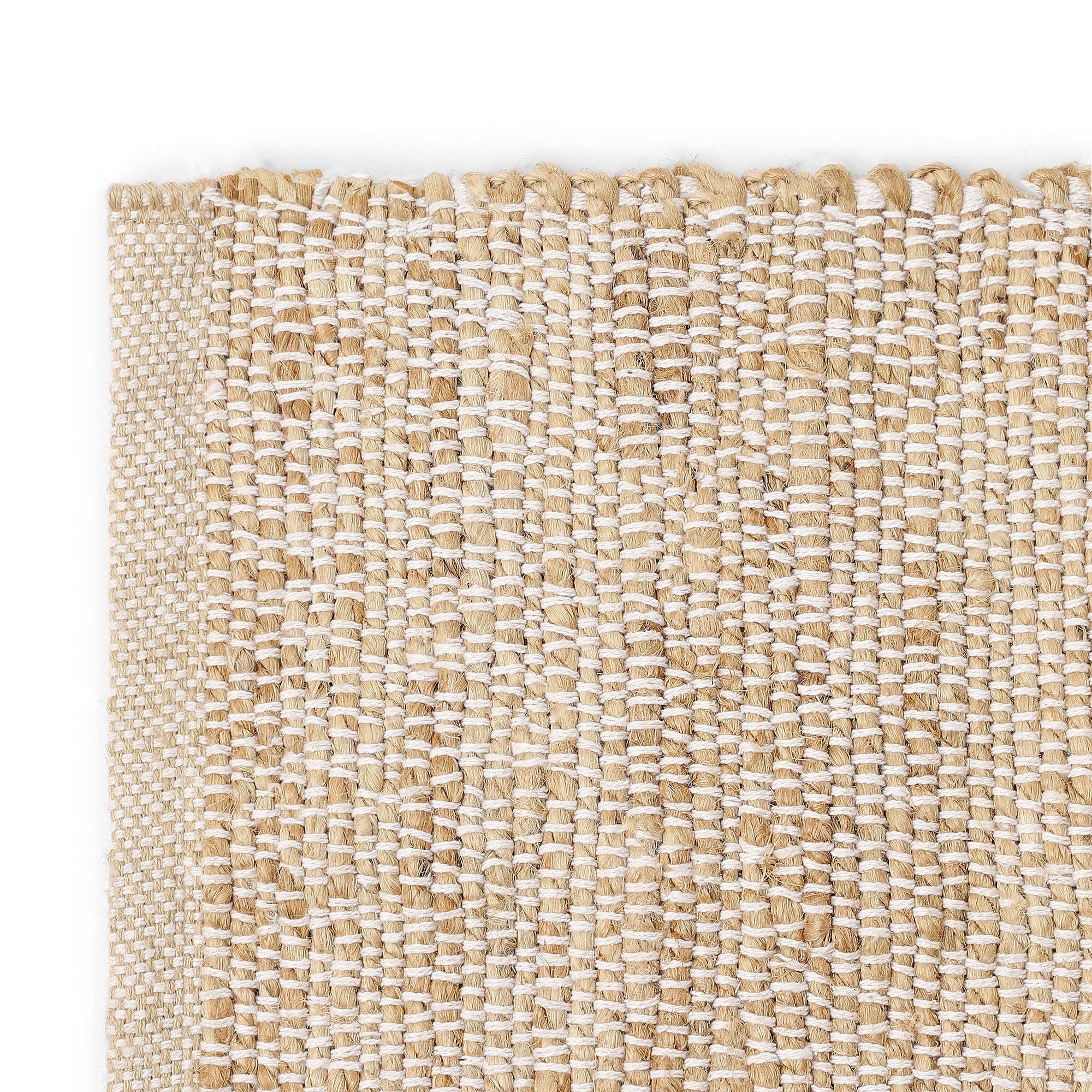 REDEARTH - Wholesale Area Rug - · REDEARTH · Jute Cotton Area Rug - 9'x12' Rectangular Rug, Sustainable Handwoven, Non-Shedding, Soft & Durable – Reversible, Neutral Tones for Home Décor in Living Room, Dining Room, Bedroom6