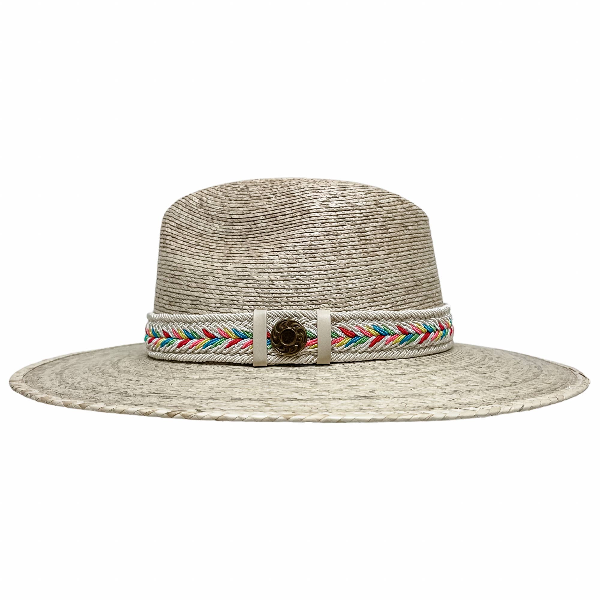 Natural Wide Brim Mexican Palm Hat - Style Bisbee | Open Sizing 6 for wholesale on Faire4