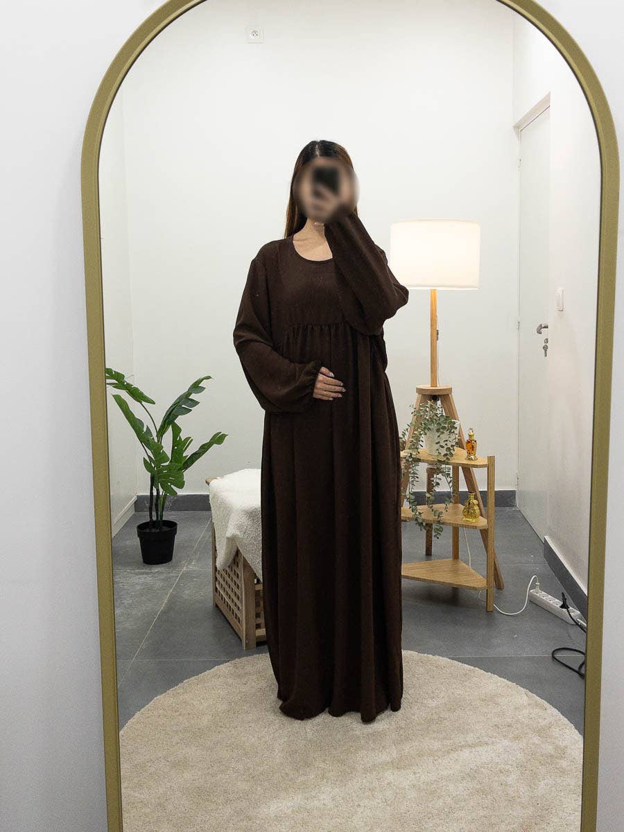 IDEAL OUTFIT - Wholesale Kaftan - Dames - 2-delige khimar en abaya set in jazzstijl ref:e2326+2501jazz10